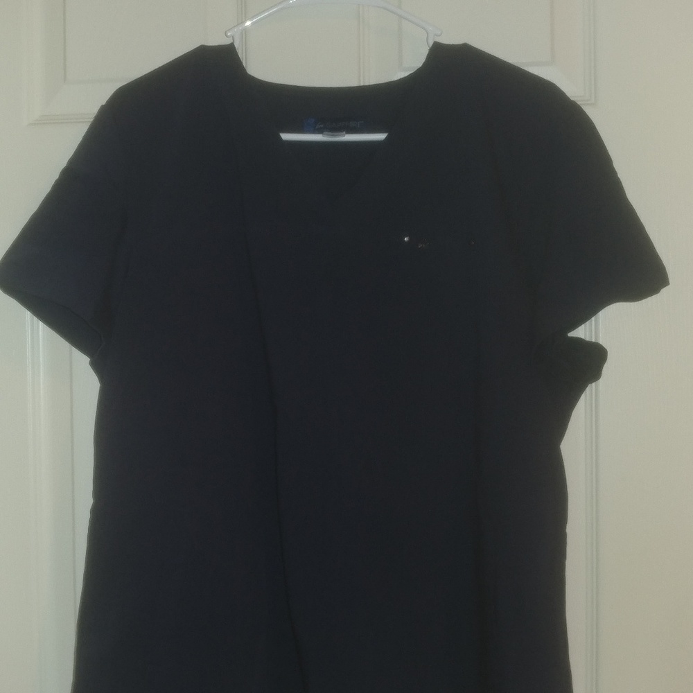 Koi Sapphire scrub top- xl